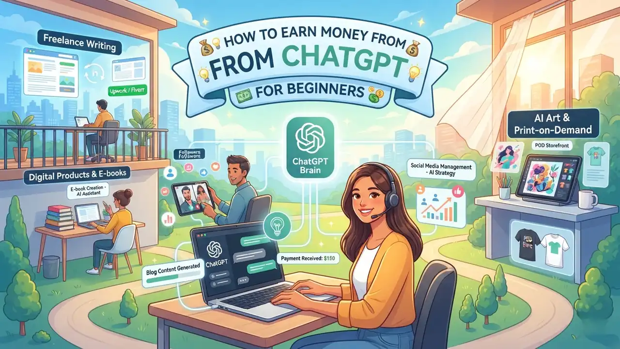 How to Earn Money from ChatGPT for Beginners Free Online without any Investment