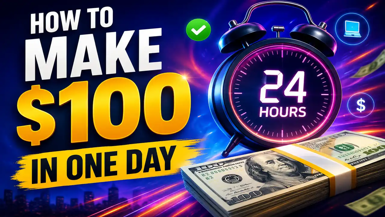 How to Make $100 in One Day Online from Home without Investment for Students for Free