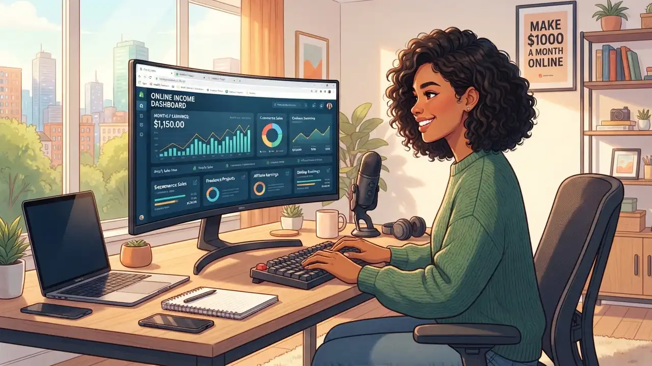 How to Make $1000 a Month Online-Stay at Home Mom-Month Passive Income